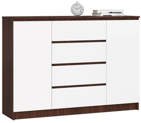 Comodă Keanu IV (wenge + Alb). 1069374