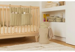 Cutii de depozitare pentru copii verde-deschis 2 buc. din material textil ø 30x20 cm Bambie Olive – Lorena Canals