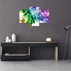 Tablou - fum colorat (90x60 cm)