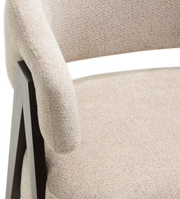 Fotoliu design bej MIZU