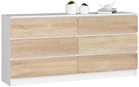 Comodă Koa III (Alb + Stejar sonoma). 1069724