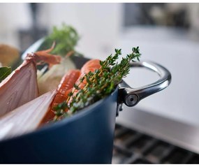 Oală cu capac/cu suprafață ceramică adecvată pentru plita cu inducție Space – Joseph Joseph