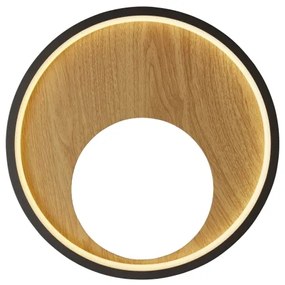 Aplică LED Searchlight 36303-1BK CURIO LED/11W/230V maro