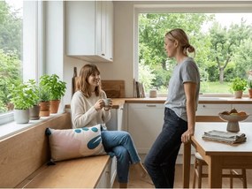 Perna decorativa IMPRIME ALMA 30x50 cm, roz