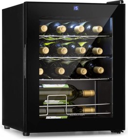 Klarstein Shiraz, răcitor de vinuri, 42 l, panou de control tactil, 131 W, 5 - 18 °C, negru