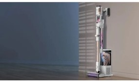 Aspirator vertical Shark IW3612EU, 240W, 0.42 l, 3 trepte, Afisaj LED, Senzori invizibili de detectare a murdariei, Etansare antialergenica, LED, Alb / Auriu