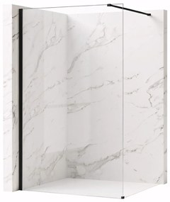 Paravan de dus Rea Flexi Transparent / Black 120