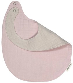 Bavețică din muselină Kindsgut Oslo, roz