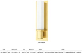 Aplica de perete design modern Walton