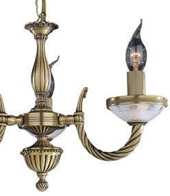 Candelabru clasic cu 3 brate design italian realizata manual 4650