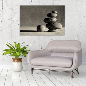 Tablou - Pietre gri (90x60 cm)