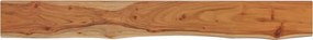 vidaXL Raft perete 180x20x3,8cm dreptunghiular lemn acacia margine vie
