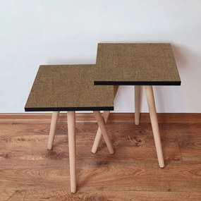 Set 2 Masute Auxiliare 2SHP297, MDF, Maro