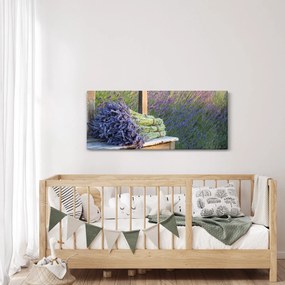 Tablou - Buchețele de lavandă (120x50 cm)