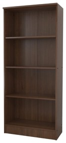 Biblioteca haaus Flint, 3 Polite, Wenge, 70 x 32 x 159 cm