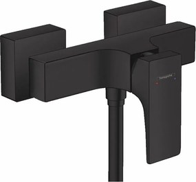 Baterie dus Hansgrohe Metropol negru mat