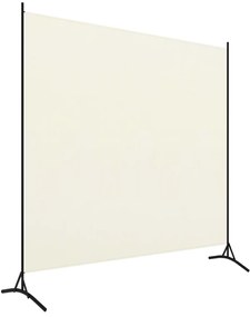 320735 vidaXL Separator de cameră, crem, 175x180 cm, textil