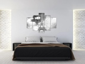 Tablou - Carte poștală de epocă a orașului N⁰3 (150x105 cm)