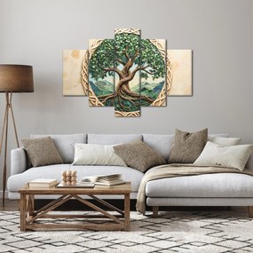 Tablou – Arborele vieții împletit (150x105 cm)