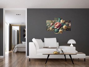 Tablou - Natură moartă cu flori - pictură (90x60 cm)