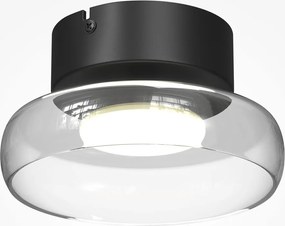 Lustra aplicata tavan Float sticla transparenta