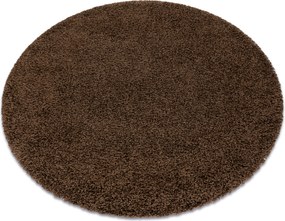 Covor SOFFI cerc shaggy 5cm maro - SECUNDAR-COTATI PRODUSUL