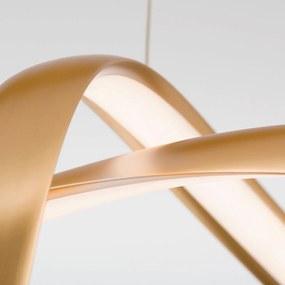 Lustra suspendata dimabila Circus satin brass