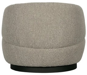 Fotoliu gri deschis pivotant Wolly – WOOOD