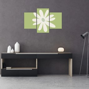 Tablou - Hippies, flori verzi N⁰2 (90x60 cm)