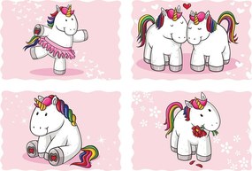 Fototapet - Unicorn (254x184 cm)