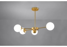 Lustră pe tijă MATI 4xG9/20W/230V aurie