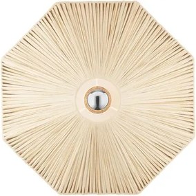 Aplica de perete cu design texturat ELVIO natur 45cm