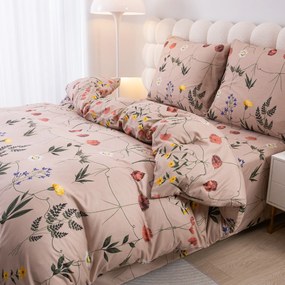 Lenjerie de pat din bumbac HERBAR BLEND bej Dimensiune lenjerie de pat: 70 x 90 cm | 140 x 200 cm