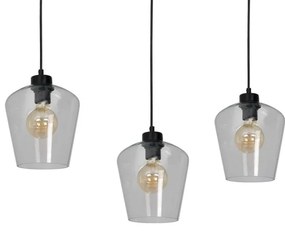 Lustră pe cablu SANTIAGO 3xE27/60W/230V transparent