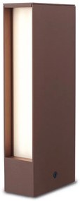 Mini Stalp LED pentru iluminat exterior decorativ IP65 Kylee rustic H-25cm