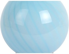 Veioză albastru-deschis cu abajur din sticlă (înălțime 17 cm) Summer Globe – Leitmotiv