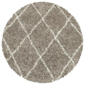 Covor maro deschis rotund ø 160 cm Alvor – Ayyildiz Carpets