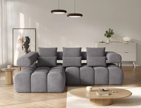 Colțar extensibil electric ELTAP Levvi Stânga 260x184 cm | Funcție pat 110x187 | Design modern premium (Culoare: Bej / Royal 18)
