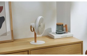 Veioză crem cu ventilator cu telecomandă (înălțime 26 cm) Beyond – Gingko