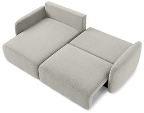 Colțar gri deschis extensibil/cu spațiu de depozitare (cu colț pe partea stângă) Kalena – Makamii