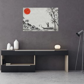 Tablou - Munții Fuji (90x60 cm)