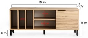 Masă TV/Dulap Bondy (Stejar). 1072654