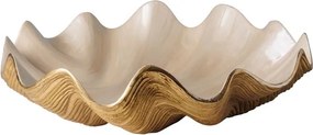 Bol decorativ realizat manual din aluminiu D43cm Enamel