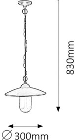 Rabalux 8687 - Corp de iluminat exterior VIGO 1xE27/60W