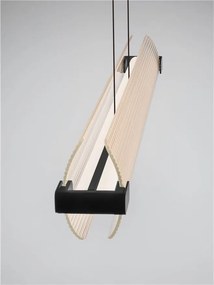 Lustra LED suspendata stil liniar EMERY