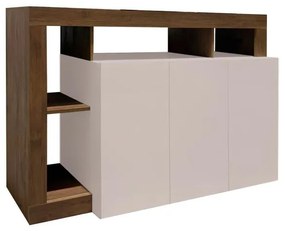 Comodă LENOR cașmir/stejar