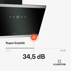 Klarstein Hota FlashLine, A++, 578 m³/h, 3 niveluri, tactilă, silențioasă