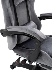 Scaun de birou/gaming, gri, LOPES