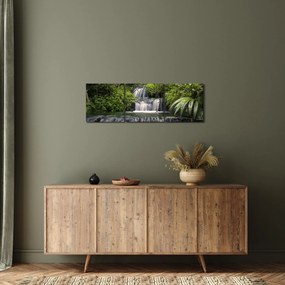 Tablou - Cascade (cu ceas) (90x30 cm)