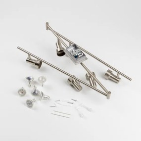 Spot LED 6xGU10/4,7W/230V crom mat